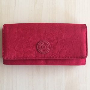 Kipling Red Long Wallet